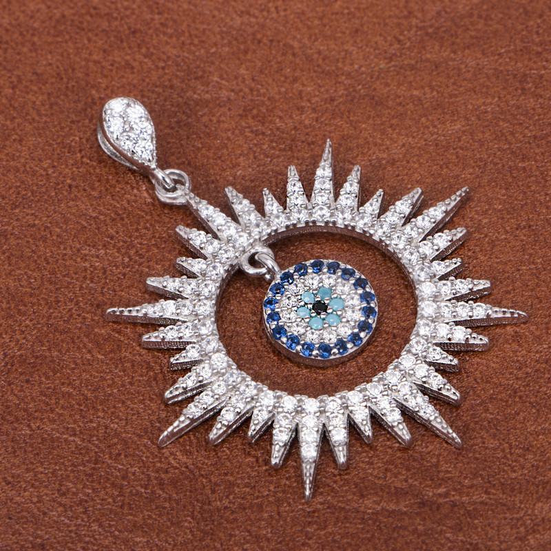 آویز گردنبند نقره زنانه مدل GTA-664