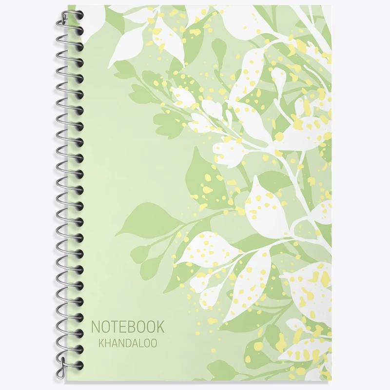 دفتر زبان 50 برگ خندالو مدل دو خط طرح مینیمال کد N664