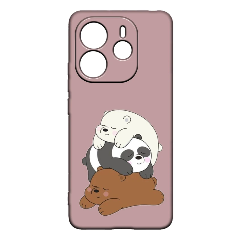 کاور طرح خرس کله پوک کد 462 مناسب برای گوشی موبایل شیائومی Redmi Note 14 4G