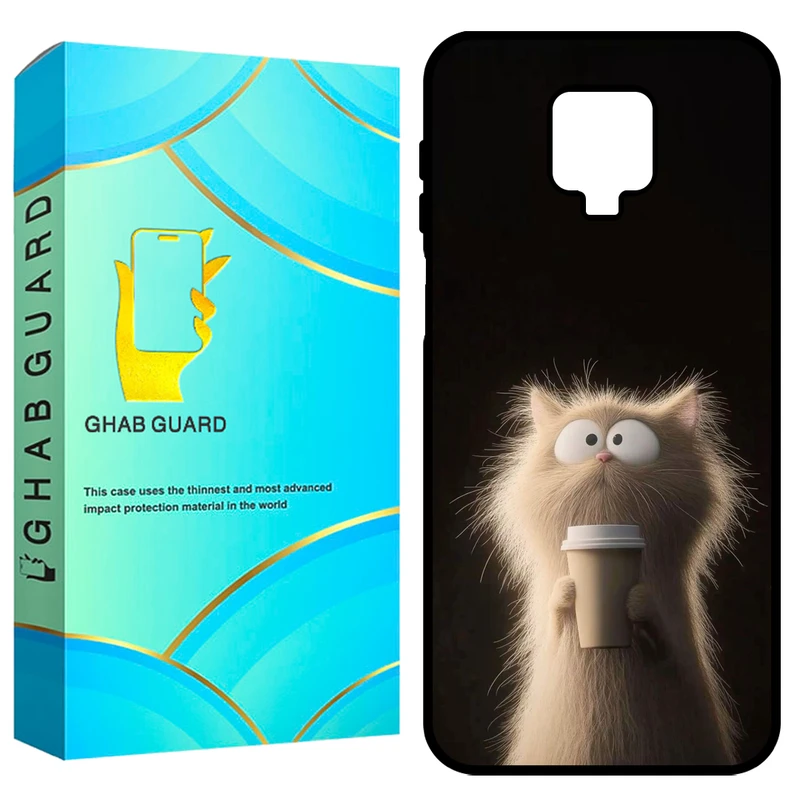 کاور قاب گارد طرح گربه مدل GCHPN9S مناسب برای گوشی موبایل شیائومی Redmi Note 9S / Redmi Note 9 Pro / Redmi Note 9 Pro Max