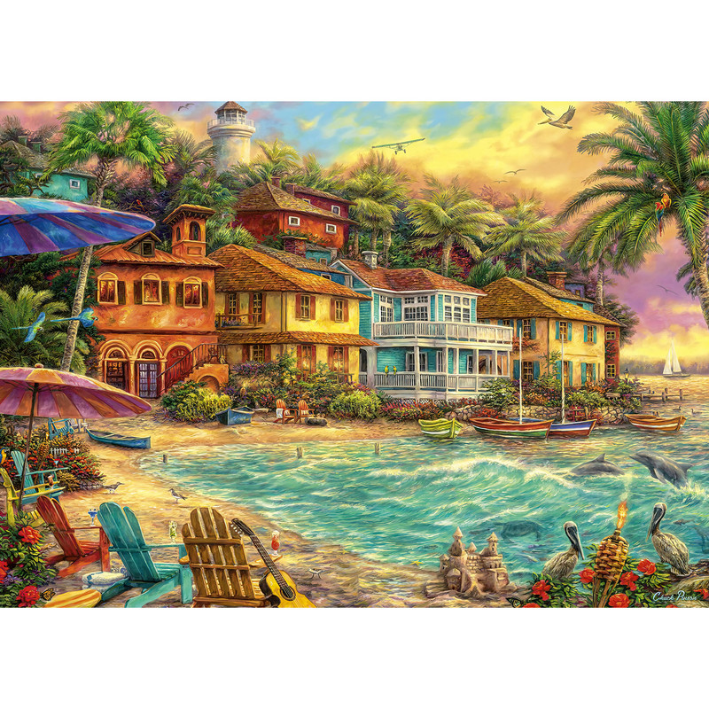 پازل 1000 تکه رونیز مدل جزیره چاک وینسون کد 07799