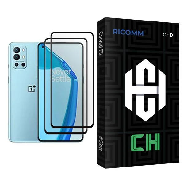 محافظ صفحه نمایش ریکام مدل CH Glass MIX002 مناسب برای گوشی موبایل وان پلاس 9R بسته دو عددی