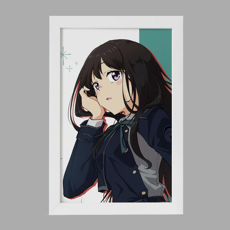 تابلو خندالو مدل تاکینا انیمه لیکوریس ریکویل Lycoris Recoil  کد 23049