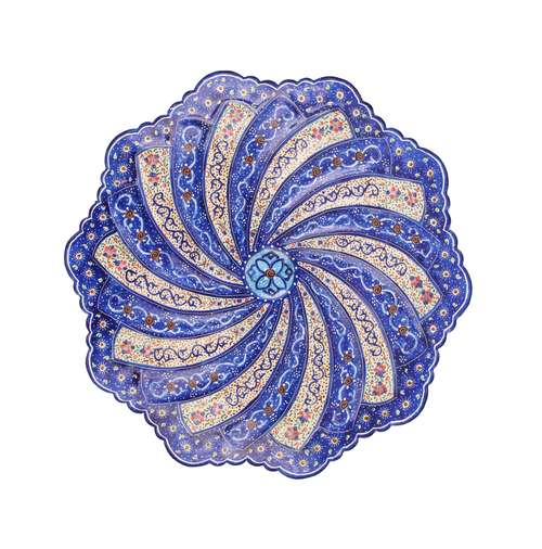 بشقاب میناکاری کد 02