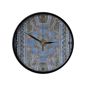 ساعت دیواری مدوپد طرح فرش قم گنبد مدل C-Ghom104