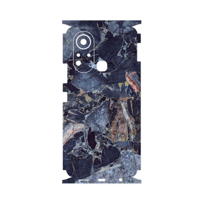برچسب پوششی ماهوت مدل Broken black marble-FullSkin مناسب برای گوشی موبایل اینفینیکس Hot 11s