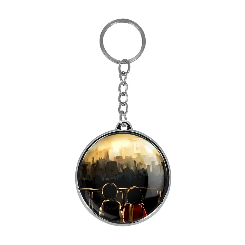 جاکلیدی خندالو طرح ساتورو و کایو انیمه اریزد مدل دوطرفه کد 3220232203