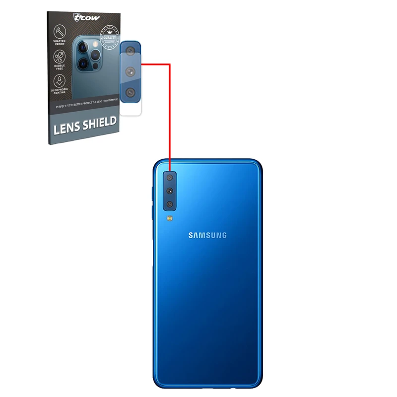 محافظ لنز دوربین ترو مدل a750 مناسب برای گوشی موبایل سامسونگ Galaxy A750