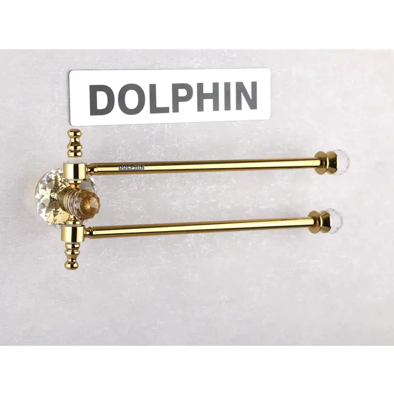آویز حوله دلفین مدل دو شاخه