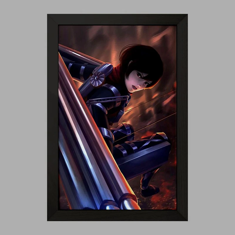تابلو خندالو مدل میکاسا آکرمن انیمه اتک آن تایتان Attack on Titan  کد 11018
