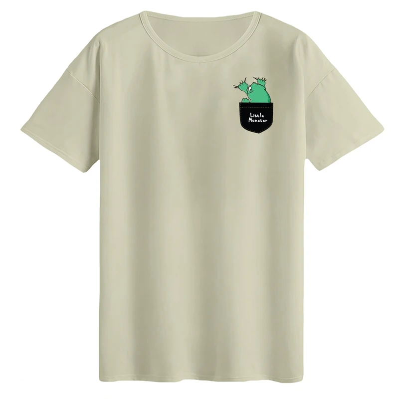 تی‌شرت لانگ آستین کوتاه زنانه مدل قهرمان کوچک