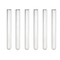 لوله آزمایش مدل شیشه ای کد 189 بسته 6 عددی 