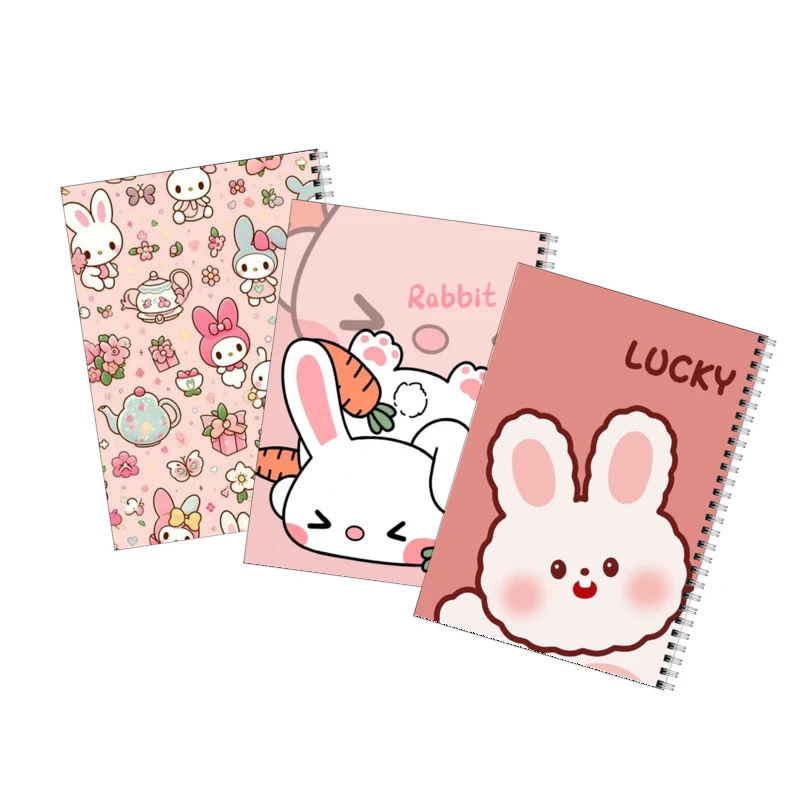 دفتر مشق 100 برگ بامبیلیپ طرح خرگوش فانتزی کد 69 مجموعه 3 عددی