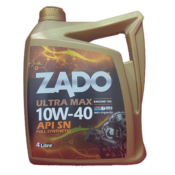 روغن موتور خودرو زادو مدل SAE 10W40-16000 حجم 4 لیتر