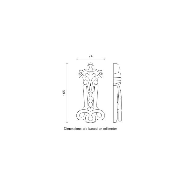محافظ چشمی درب مدل درکوب لنا DK0102