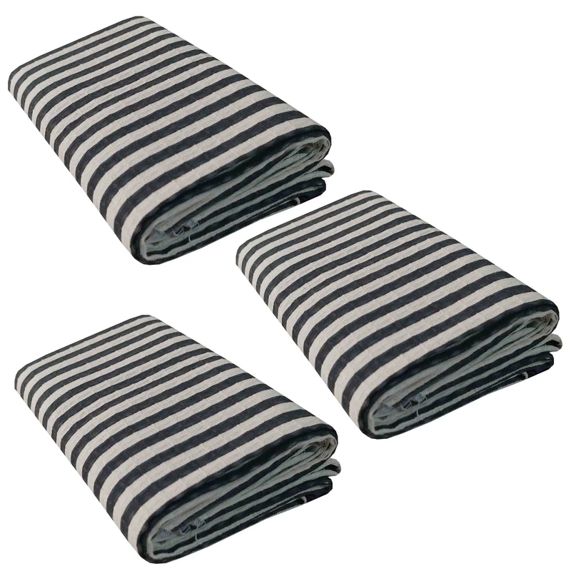 دستمال نظافت خانه و آشپزخانه نخ مدل زبرا بسته 3 عددی