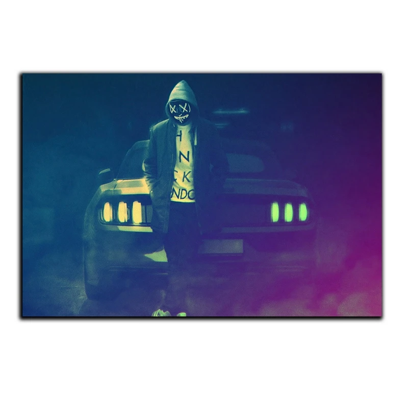 تابلو شاسی بکلیت طرح ماسک و ماشین دوج مدل SH-S5566