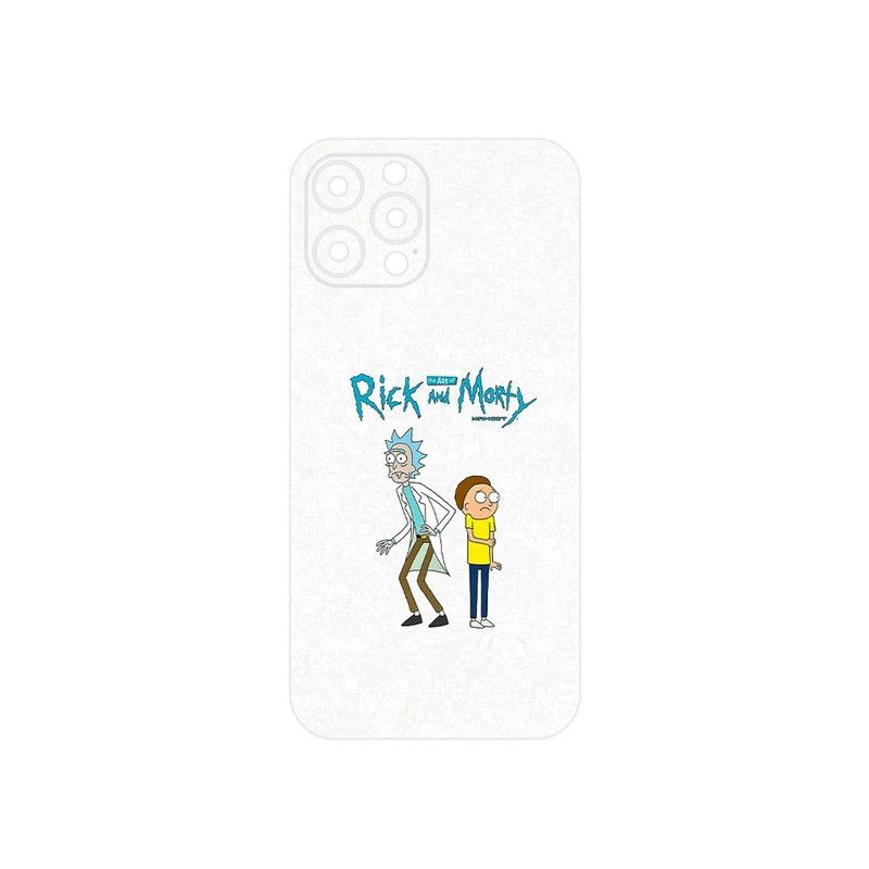 برچسب پوششی ماهوت مدل Rick and Morty مناسب برای گوشی موبایل اپل iPhone 12 Pro Max