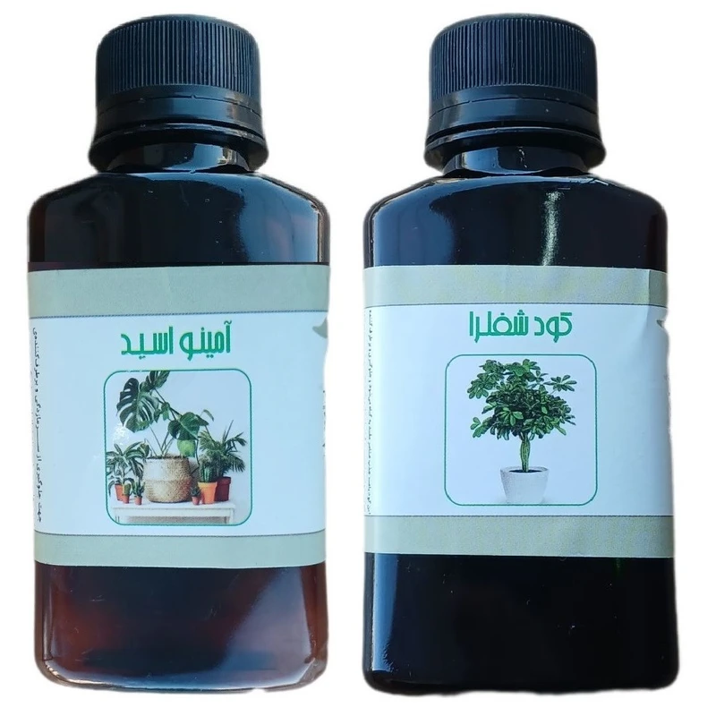 کود مایع امینو اسید و گیاه شفلرا مدل life drop حجم 110 میلی لیتر