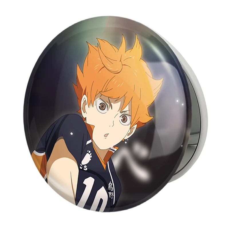 آینه جیبی خندالو طرح هیناتا انیمه آبشار سرنوشت هایکیو کاگیاما مدل تاشو کد 11222 