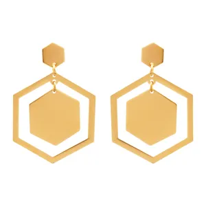 گوشواره طلا 18 عیار زنانه مدل DE87