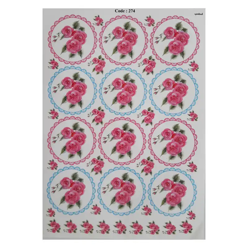 برچسب ترنسفر مدل رز عاشقی
