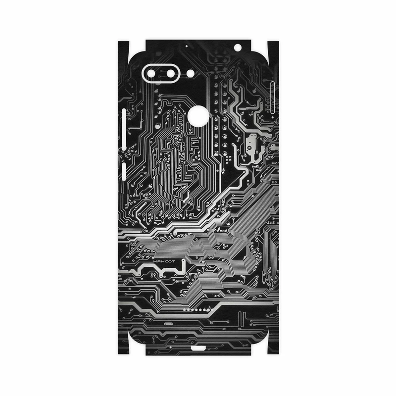 برچسب پوششی ماهوت مدل Black Printed Circuit Board-FullSkin مناسب برای گوشی موبایل شیائومی Redmi 6