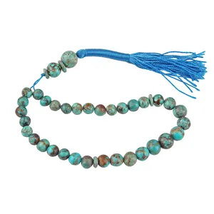 تسبیح مدل فیروزه تراش نامتغارن کد T_424