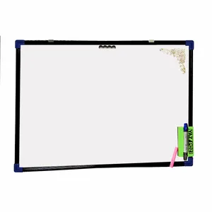تخته وایت برد مدل ان تی ام طرح طلاکوب سایز 70×50 سانتی متر به همراه گچ، ماژیک و تخته پاک کن