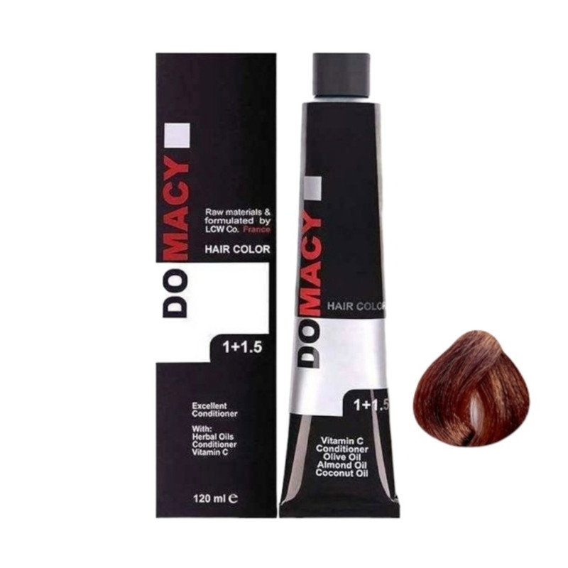 رنگ مو دوماسی شماره 7.76 حجم 120 میلی لیتر رنگ شاه بلوطی متوسط