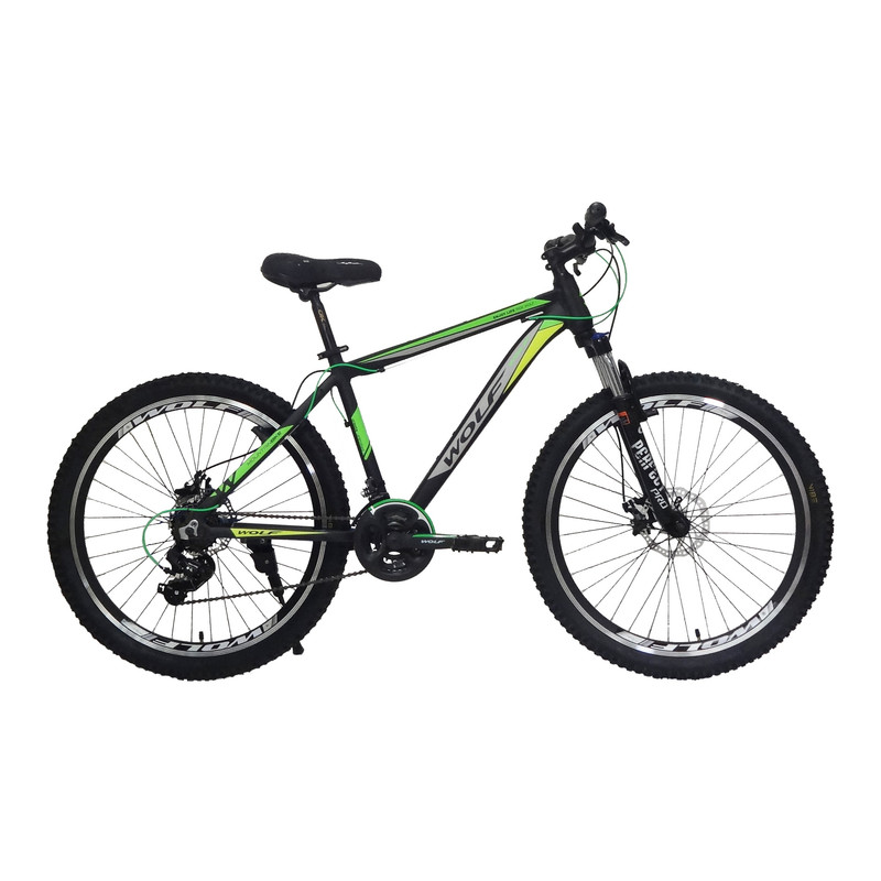 دوچرخه کوهستان ولف مدل Q-125 سایز طوقه 26 اینچ
