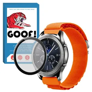 بند گوف مدل LOOP ALPINE مناسب برای ساعت هوشمند سامسونگ Galaxy Gear S3 Classic به همراه محافظ صفحه نمایش
