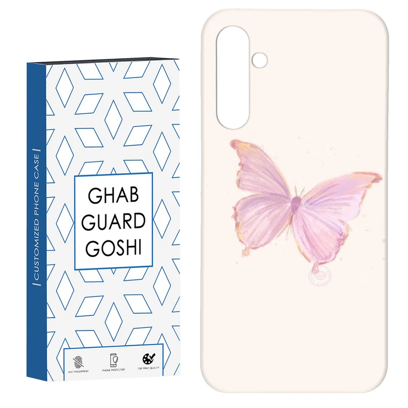 کاور قاب گارد گوشی طرح پروانه کد Dimo-336 مناسب برای گوشی موبایل سامسونگ GALAXY A15