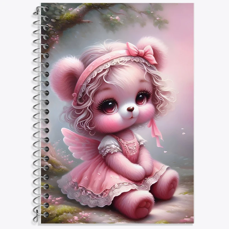 دفتر نت موسیقی 50 برگ خندالو طرح خرس مهربون کیوت کد F7581