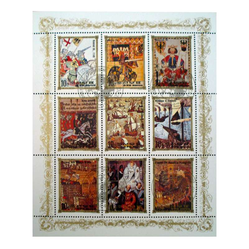 تمبر یادگاری مدل ملل کد bc-1928 مجموعه 9 عددی