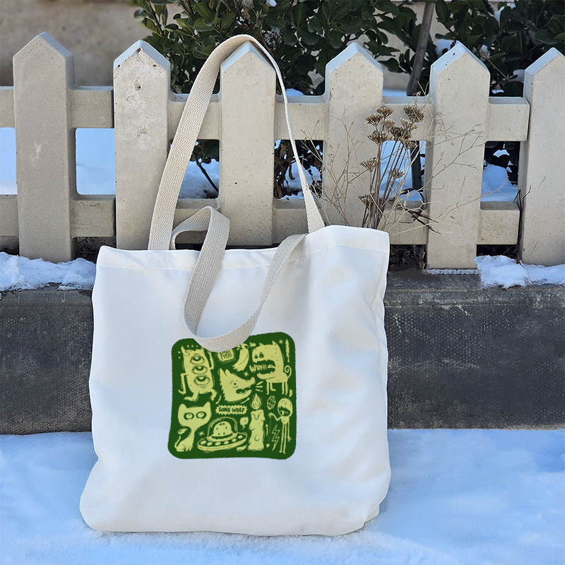 ساک خرید خندالو مدل موجودات فضایی کد 8710