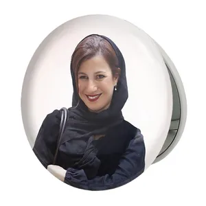 آینه جیبی خندالو طرح لیلی رشیدی مدل تاشو کد 6297 