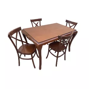 میز و صندلی ناهارخوری چهار نفره گالری چوب آشنایی مدل 768