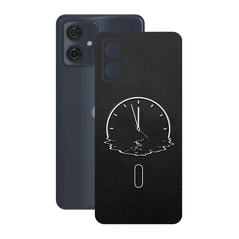 برچسب پوششی ریمکس مدل Leth طرح ساعت مناسب برای گوشی موبایل موتورولا Moto G54