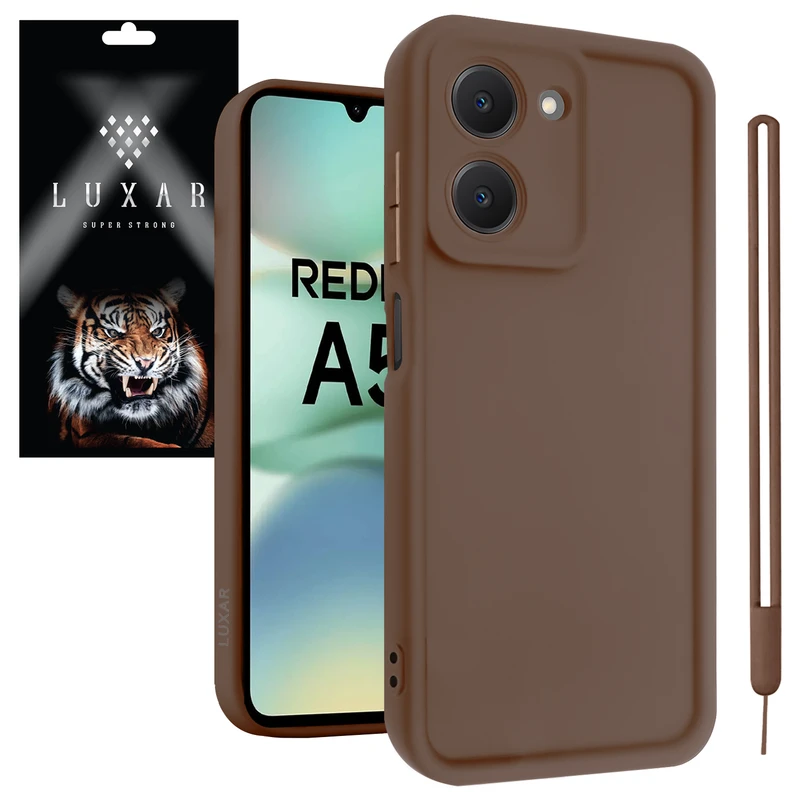 کاور لوکسار مدل redmia5 -Puffer band مناسب برای گوشی موبایل شیائومی Redmi A5 4G / Poco C71 4G به همراه بند