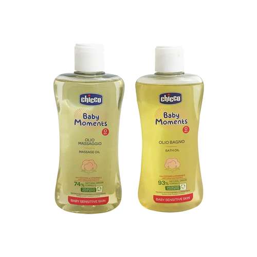 روغن ماساژ کودک چیکو مدل BAGNO حجم 200 میلی لیتر بسته 2 عددی