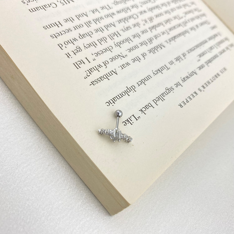 پیرسینگ گوش زنانه مدل ستاره کد P4410