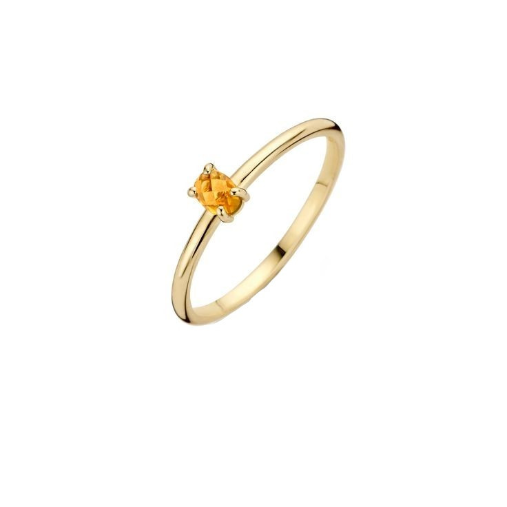 انگشتر طلا 18 عیار زنانه قیراط طرح تک سنگ کد GH6171