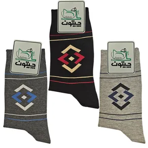 جوراب ساق بلند مردانه چیتون مدل CHT-05 بسته 3 عددی