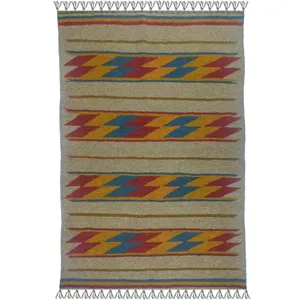 گلیم دستبافت یک متری کد pad 24111