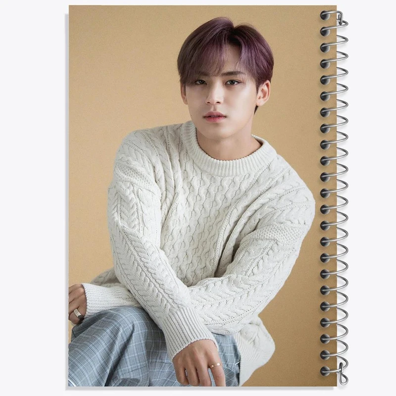 دفتر مشق 100 برگ خندالو طرح مینگیو گروه سونتین Seventeen کد 12495