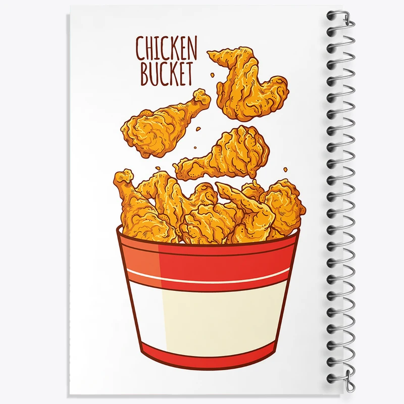 دفتر نت موسیقی 50 برگ خندالو مدل فست فود (Fast Food) کد 36564