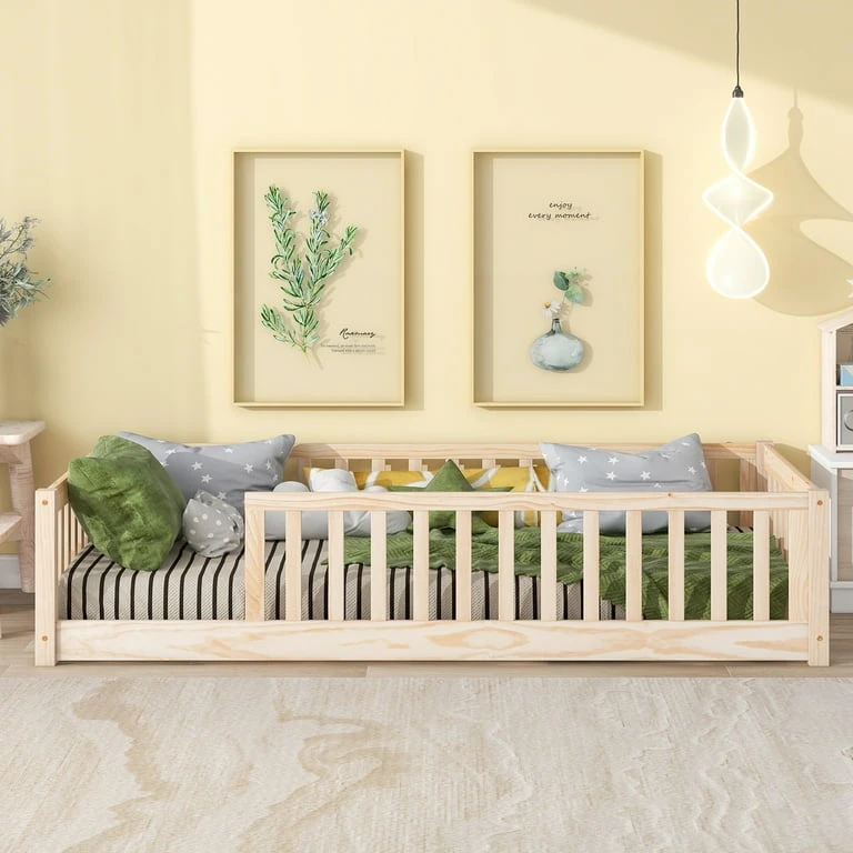 تخت خواب چوبی یک نفره مدل کلاسیک A2 سایز 180×80 سانتی‌متر