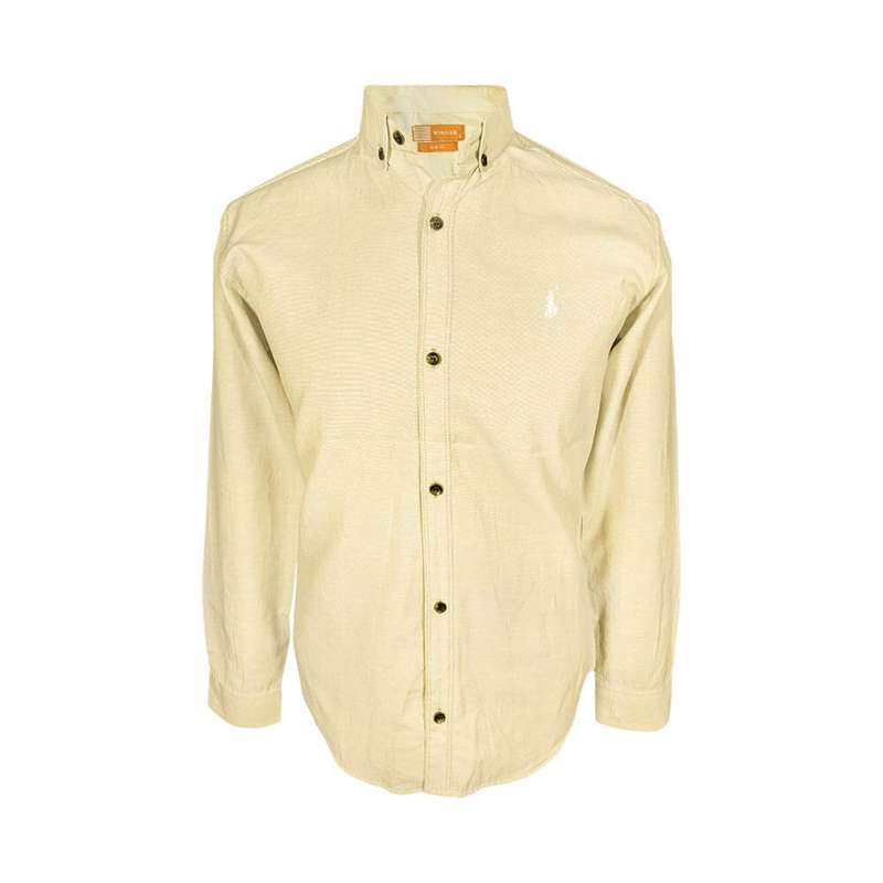 پیراهن آستین بلند مردانه مدل جودون کد 68-124148رنگ زرد