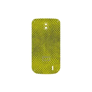 MAHOOT Yellow Snake Skin Cover Sticker for Nokia 1